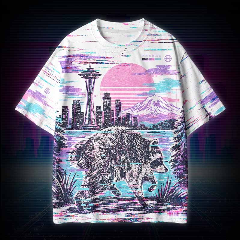 Soulisfree Jimothy Raccoon Cotton Tee