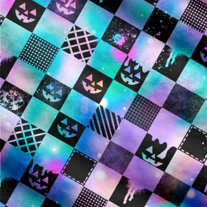 Soulisfree Trick Or Glitch Fuzzy Cardigan Sweater 