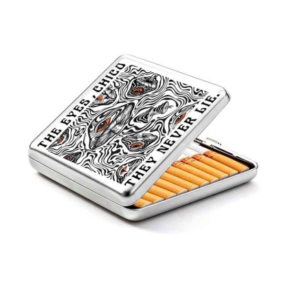 Soulisfree Eyes Never Lie Mushroom Metal Pocket Case