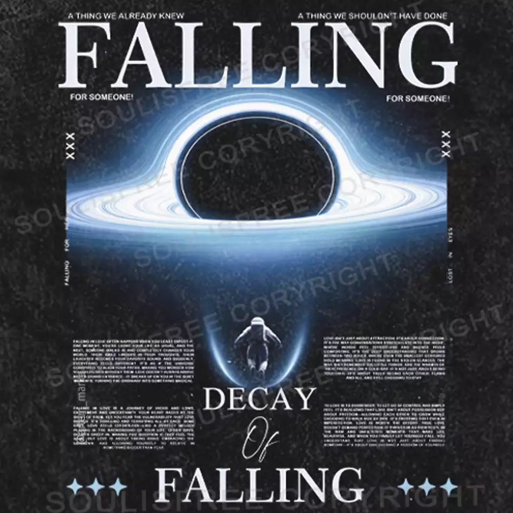 Falling Washed Space T-shirt