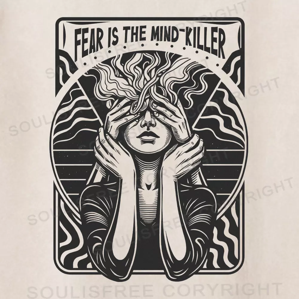 Fear Is The Mind-Killer. Washed T-shirt