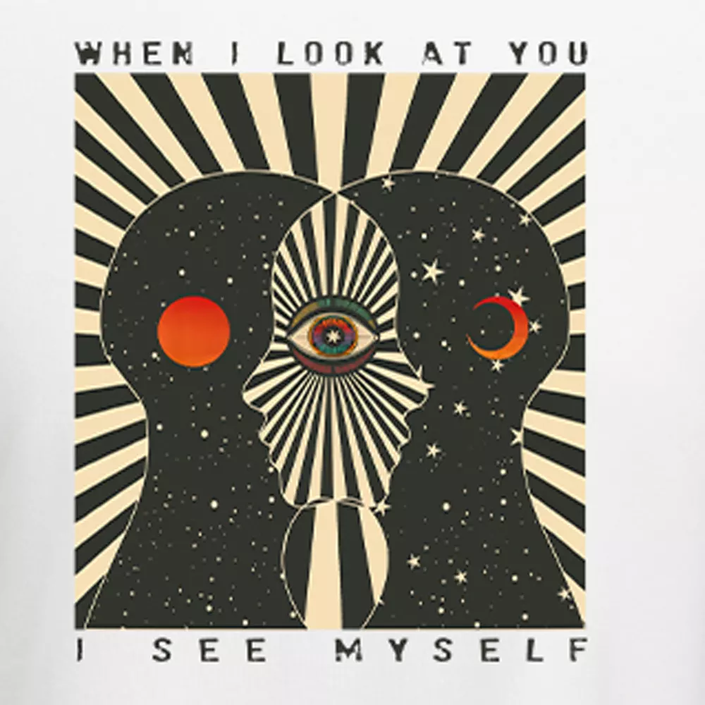 Reflections of the Soul Block Raglan Long Sleeve Crop Top