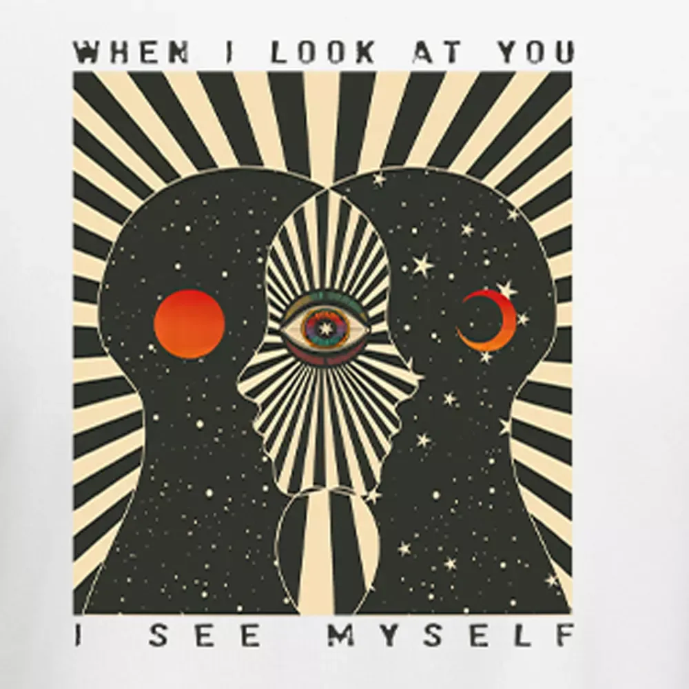 Reflections of the Soul Block Raglan Long Sleeve Crop Top