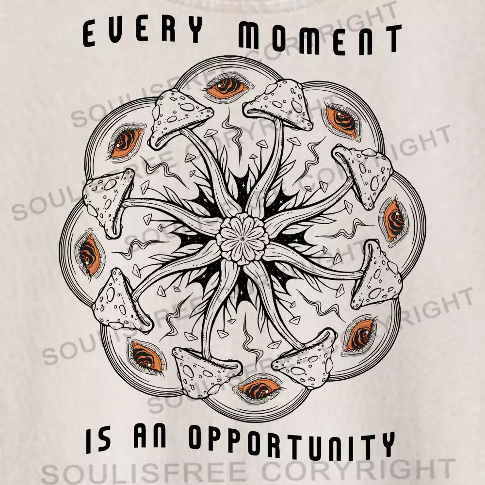 EVERY IS AN OPPORTUNITY Washed Crop T-shirt