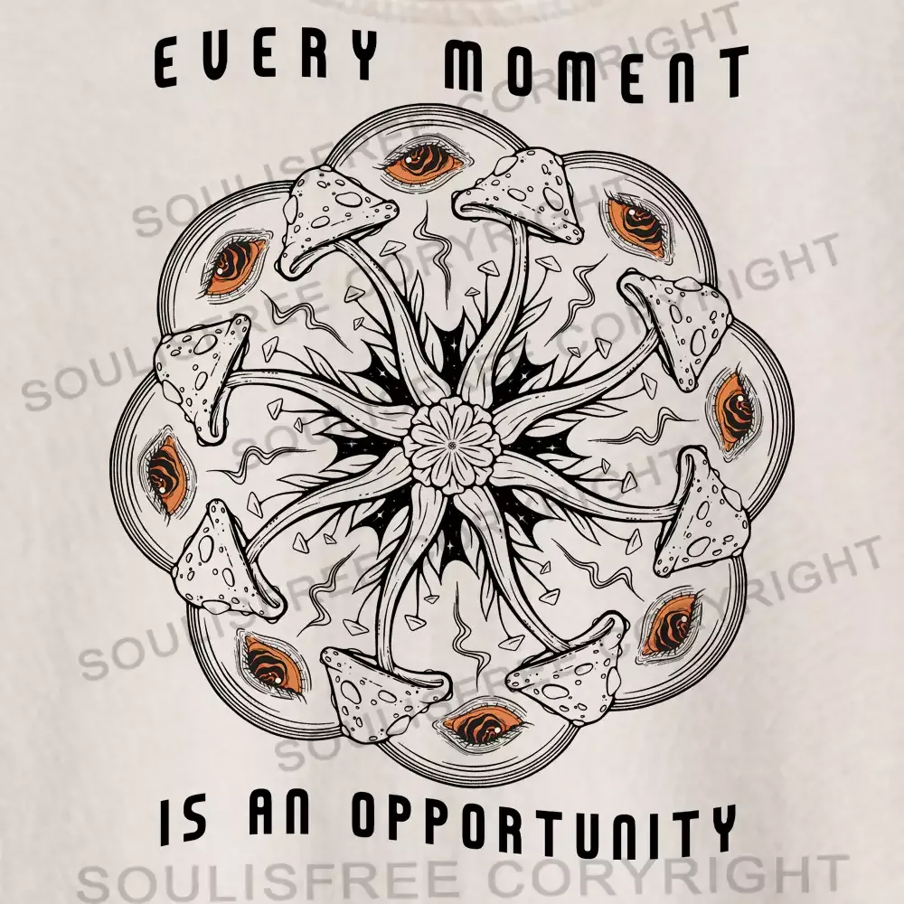 EVERY IS AN OPPORTUNITY Washed Crop T-shirt