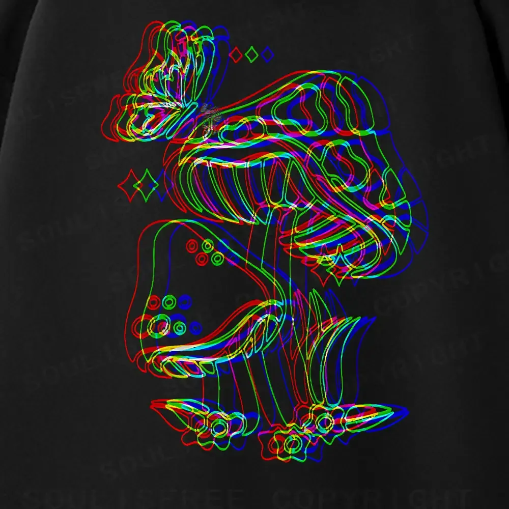 Psychedelic Mushroom Fleece Hoodie Set