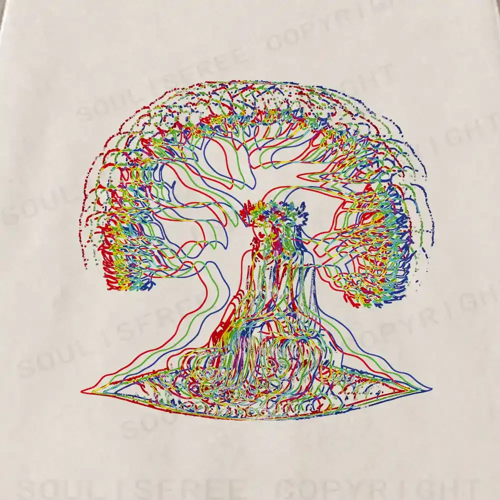 Tree of Consciousness Washed Sweatshirts