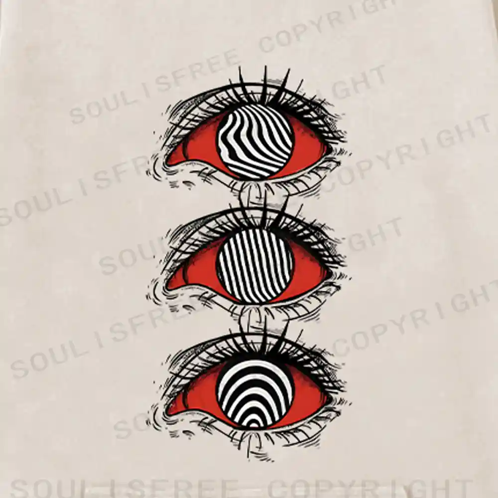 Psychedelic Eye Washed Hoodie