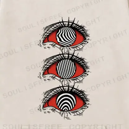 Psychedelic Eye Washed Hoodie