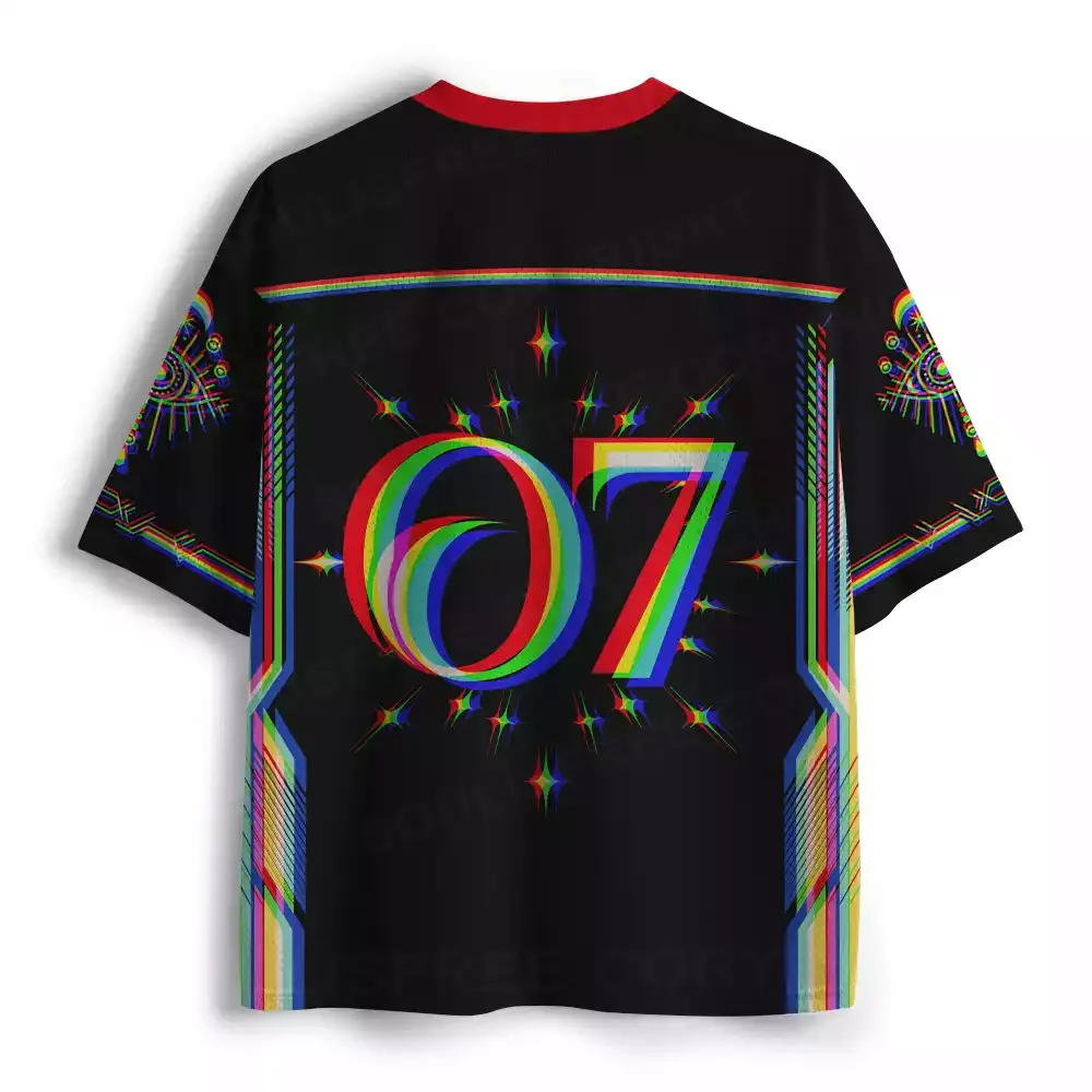 Optic Lines Illusion | Soulisfree Artistic Optical 3D Effect T‑Shirts & Mesh Jerseys