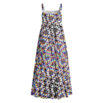Soulisfree Chaos Flower Boho Maxi Dress