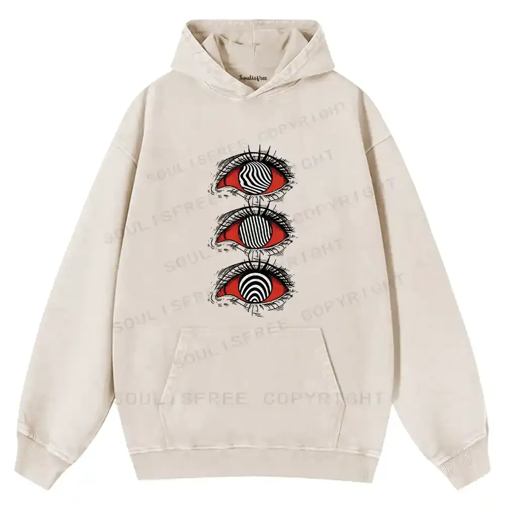 Psychedelic Eye Washed Hoodie