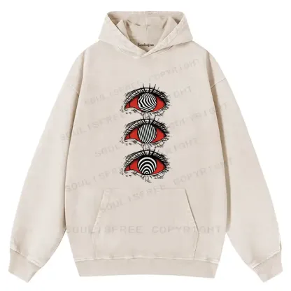 Psychedelic Eye Washed Hoodie