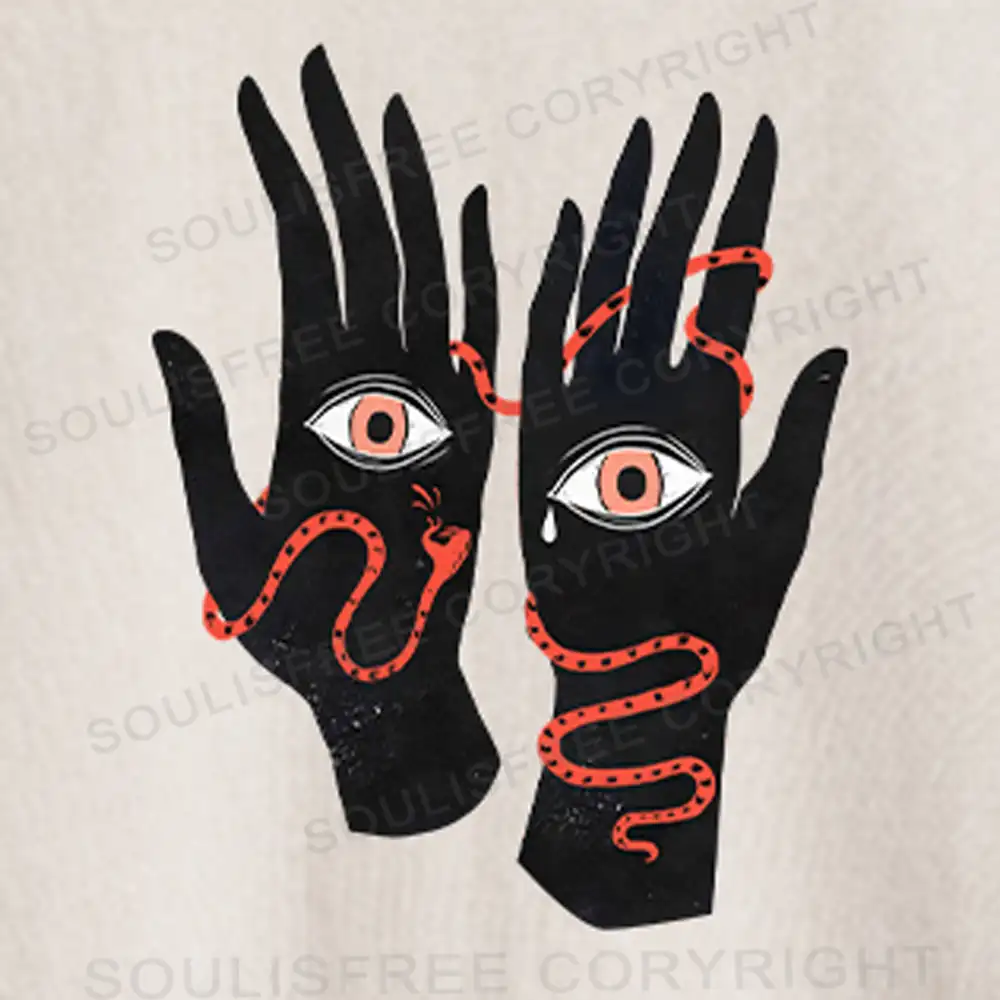 The Eyes Will Not Deceive You Washed Crop T-shirt