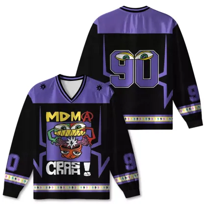 Personalized Mdma Crash Long Sleeve Jersey