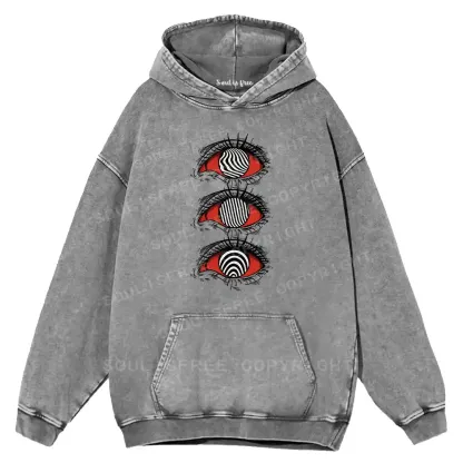 Psychedelic Eye Washed Hoodie
