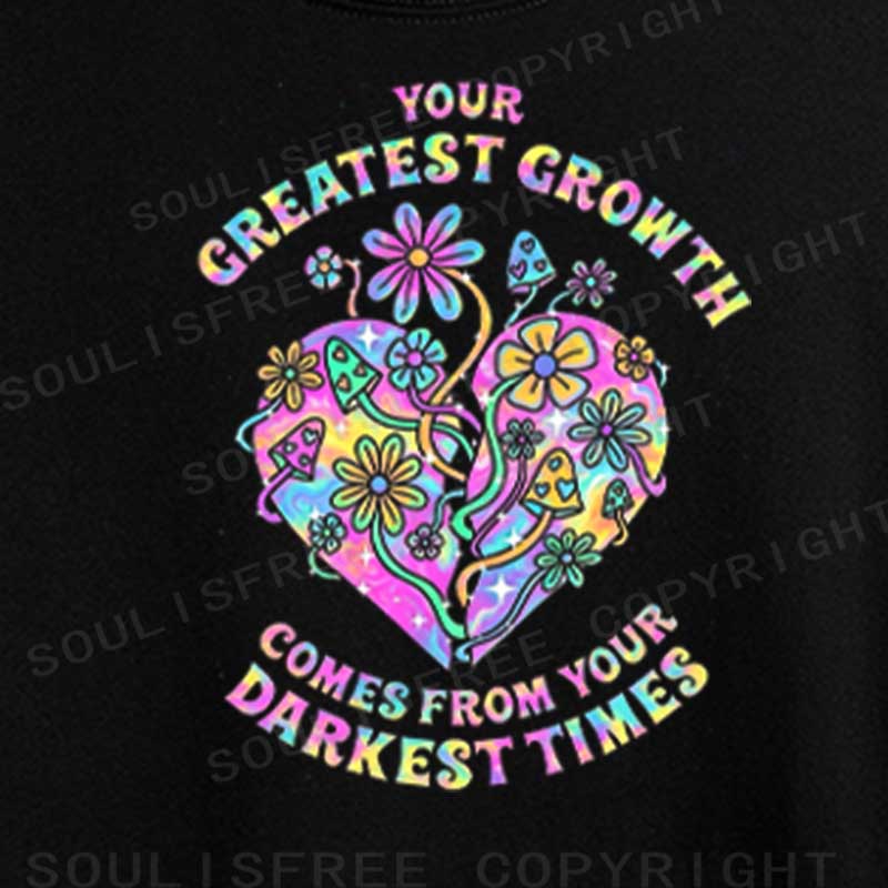 Soulisfree Heart of Growth Crop Tee