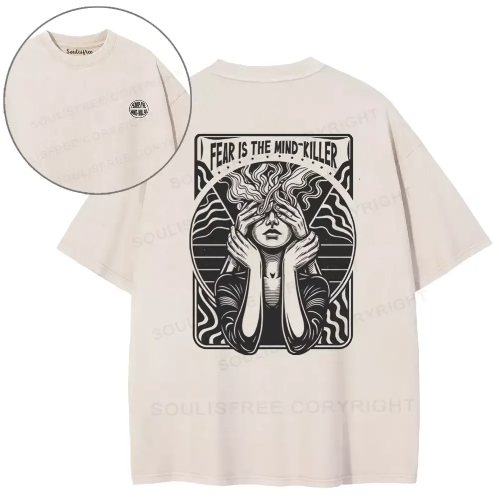 Fear Is The Mind-Killer. Washed T-shirt