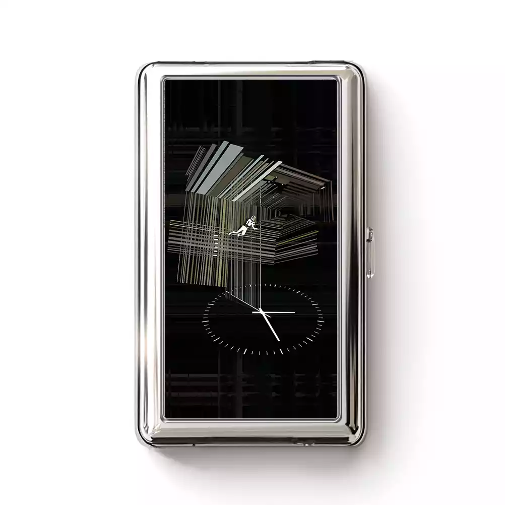 Secret Behind The Bookshelf Cigarette Case