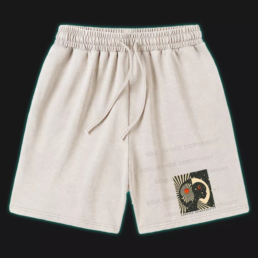 Embrace Vulnerability Washed Shorts