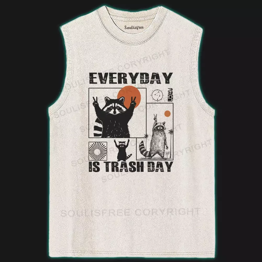 Designed Everyday Is Trash Day Ⅳ Washed Tank