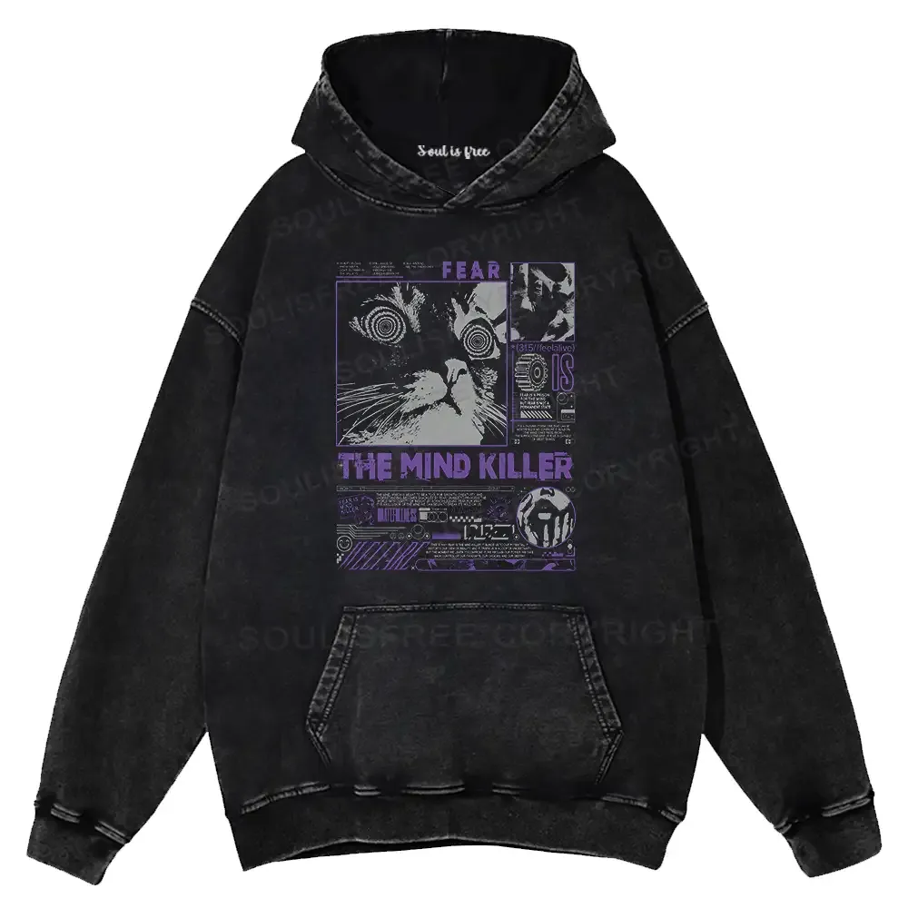 Designed The Mind Killer Washed Hoodie