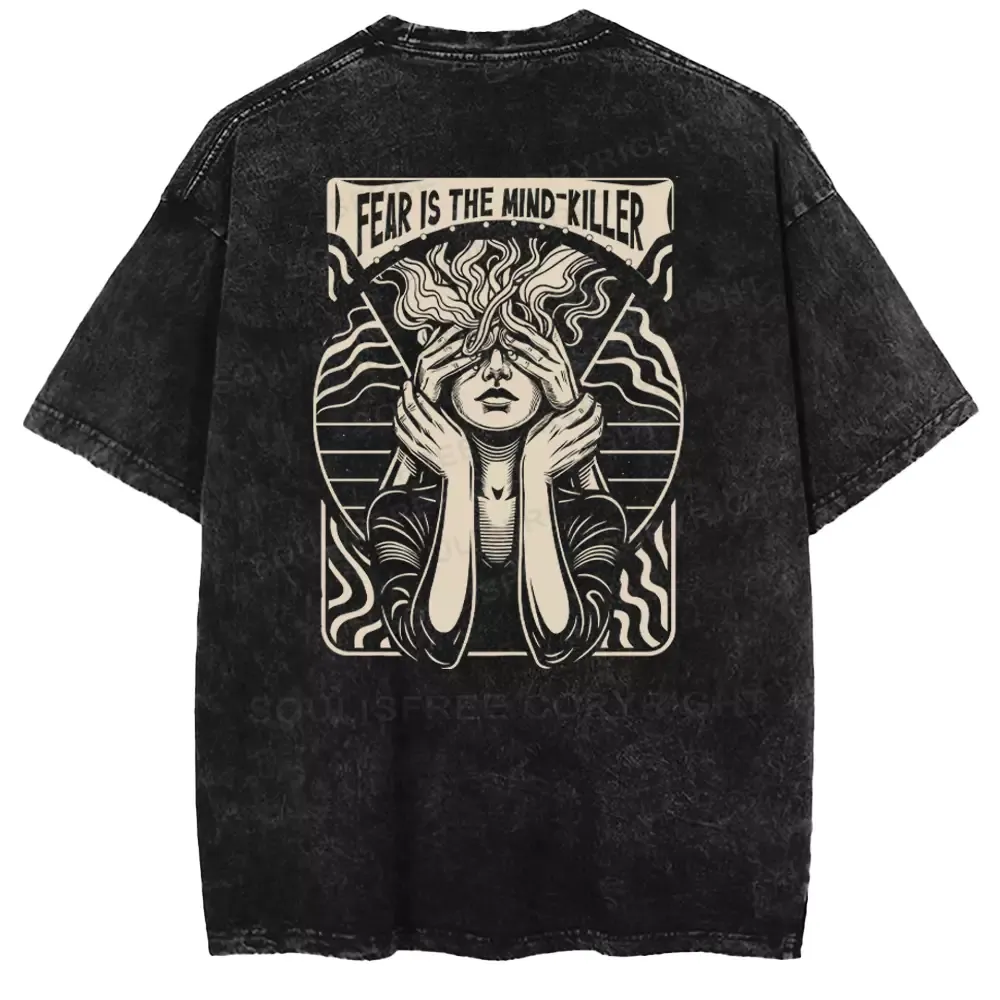 Fear Is The Mind-Killer. Washed T-shirt