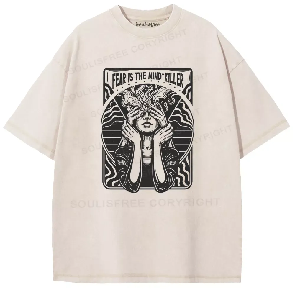 Fear Is The Mind-Killer. Washed T-shirt