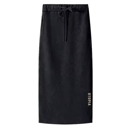 Utopia Washed A-Line Maxi Skirt