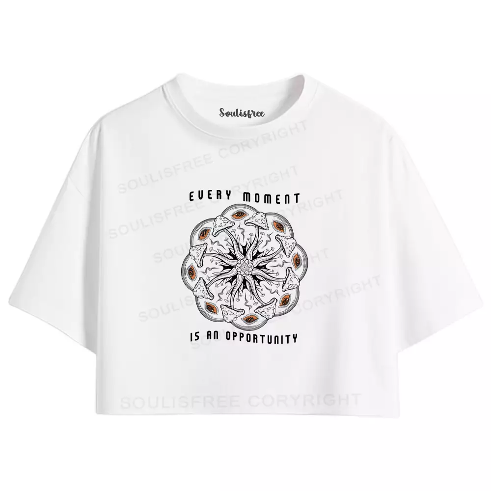 EVERY IS AN OPPORTUNITY Crop Top 