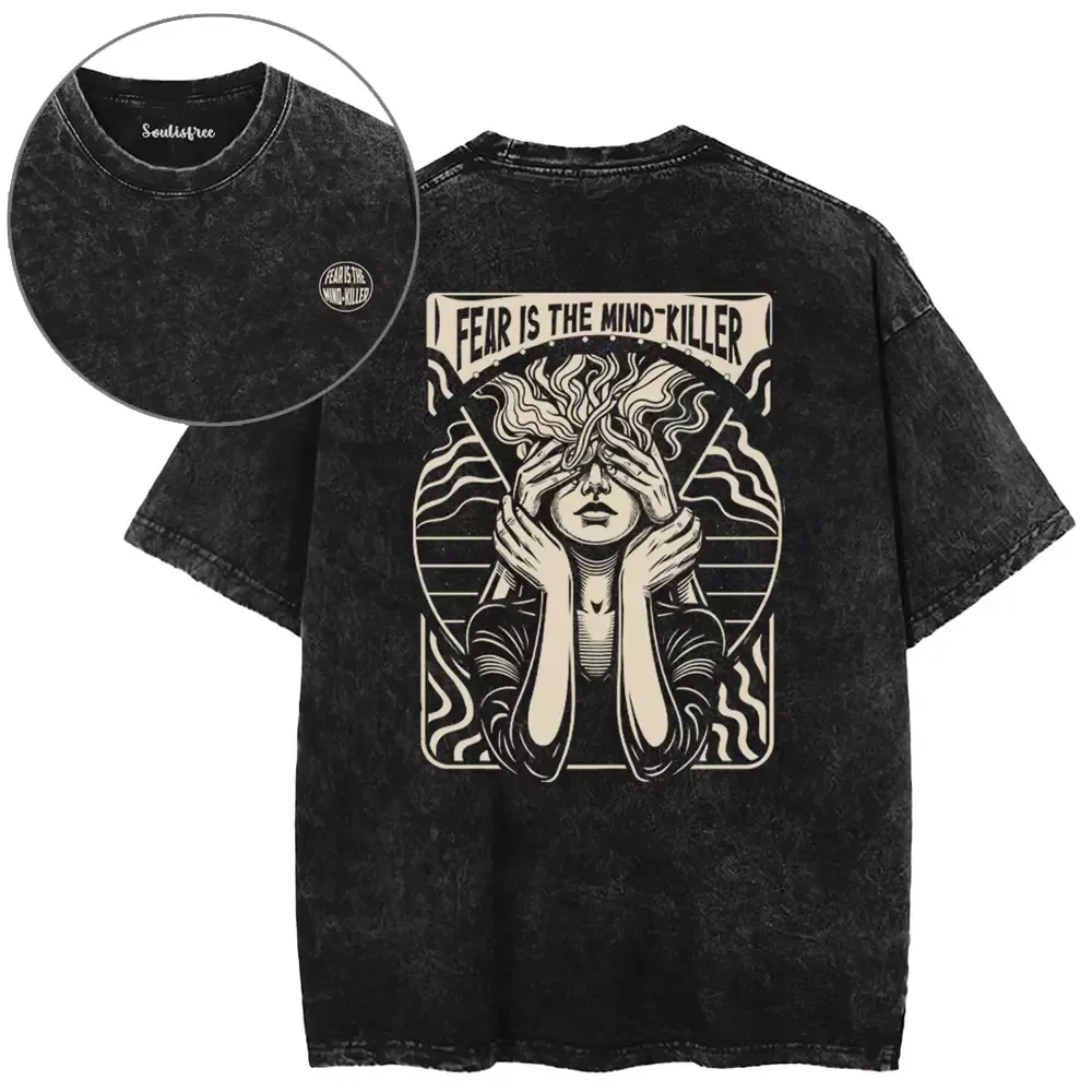 Fear Is The Mind-Killer. Washed T-shirt