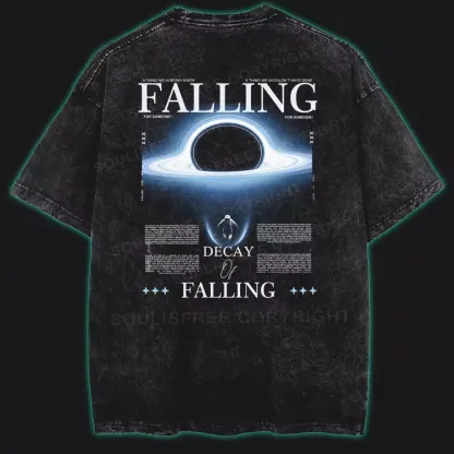 Falling Washed Space T-shirt