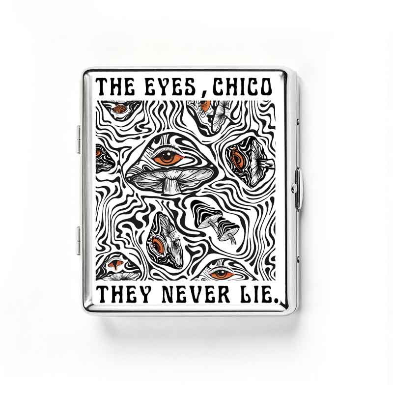 Soulisfree Eyes Never Lie Mushroom Metal Pocket Case