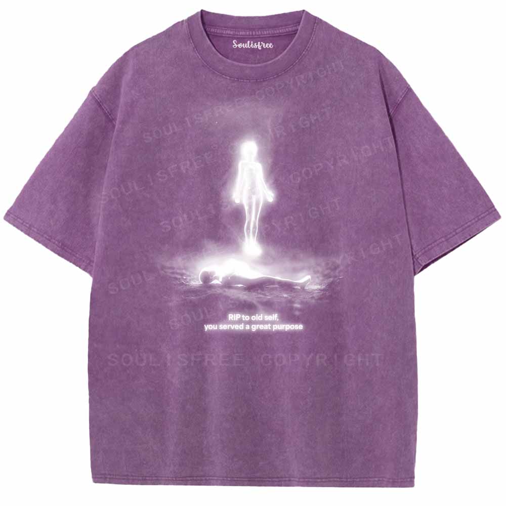 Soulisfree  SPIRIT REBIRTH Washed Tee