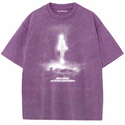 Soulisfree  SPIRIT REBIRTH Washed Tee