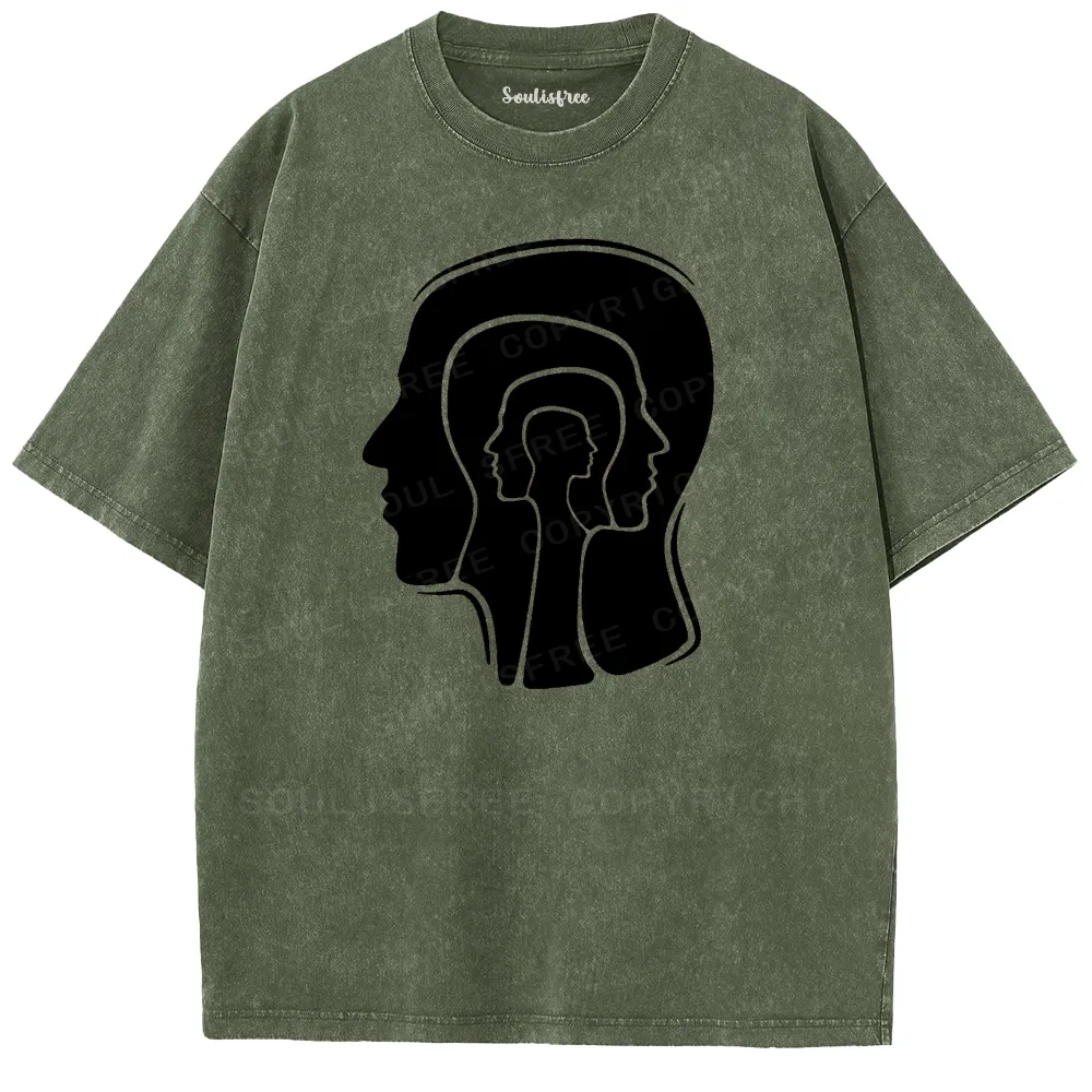 Mind Layers Washed T-shirt
