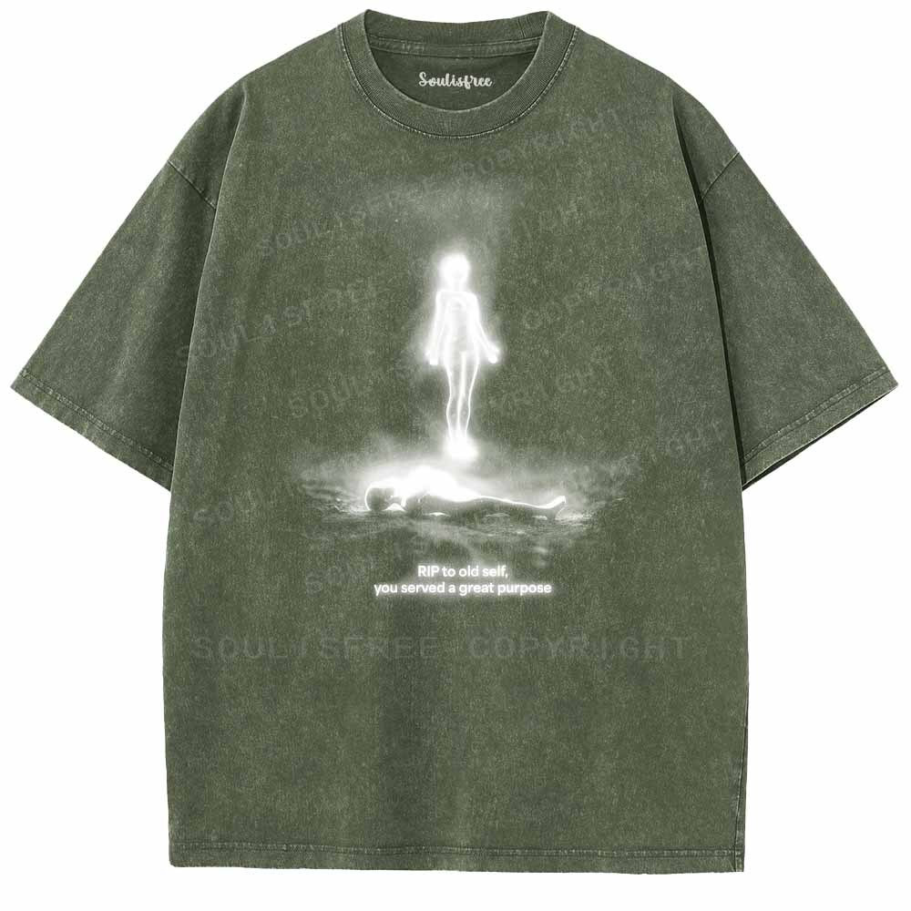 Soulisfree  SPIRIT REBIRTH Washed Tee