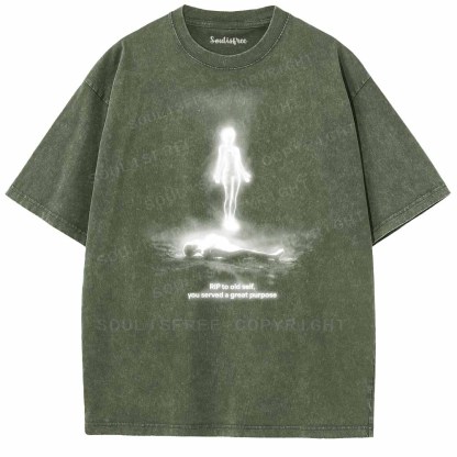 Soulisfree  SPIRIT REBIRTH Washed Tee
