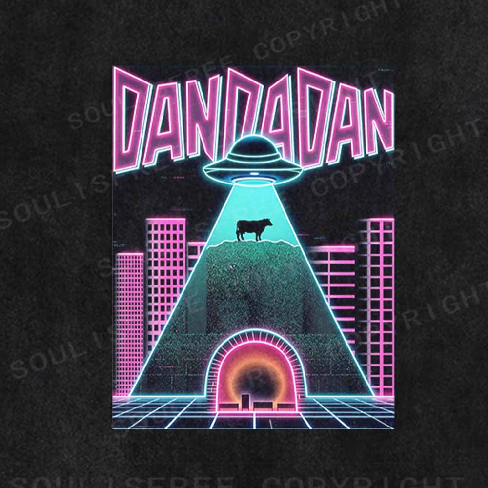 Soulisfree Dandadan Alien Washed Tee