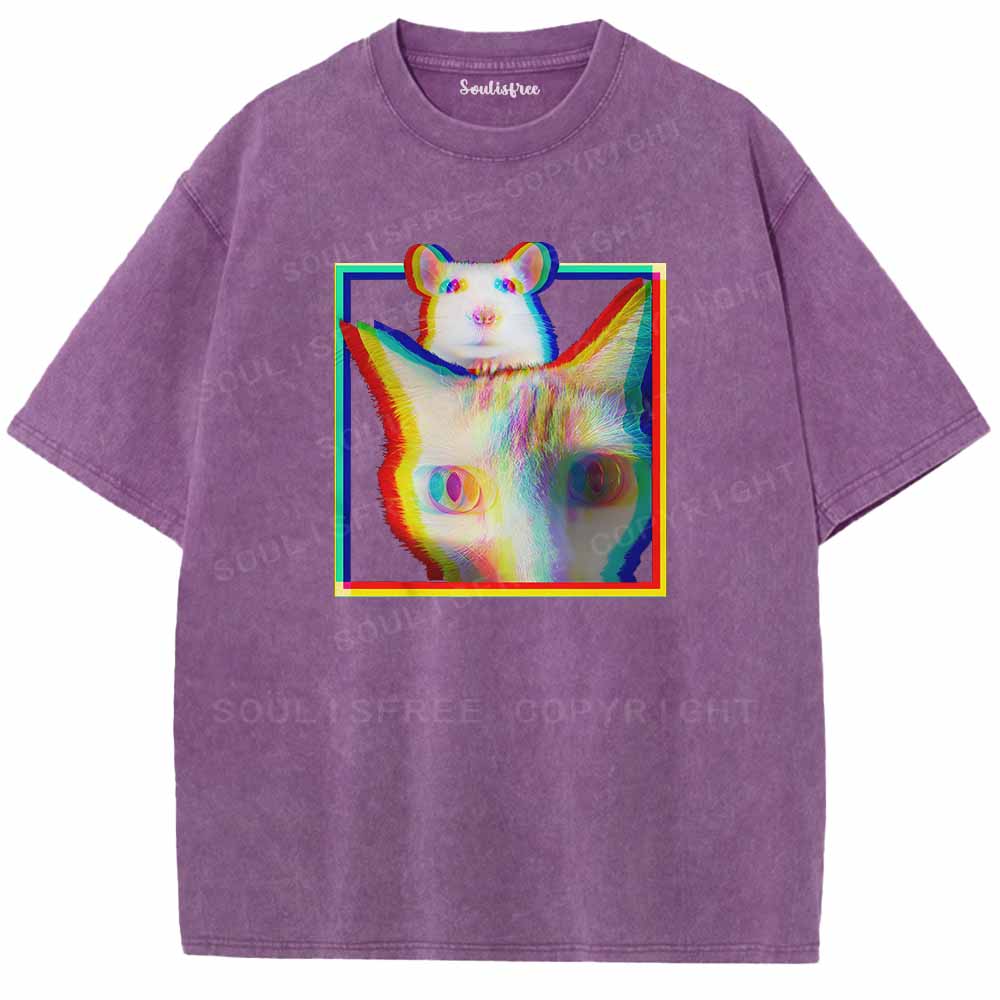 Soulisfree  Glitchy Roommates  Washed Tee
