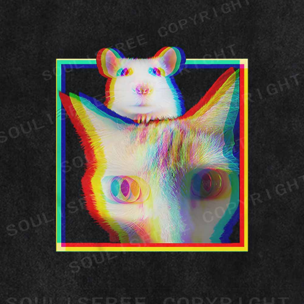 Soulisfree  Glitchy Roommates  Washed Tee
