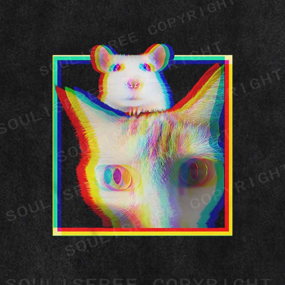 Soulisfree  Glitchy Roommates  Washed Tee