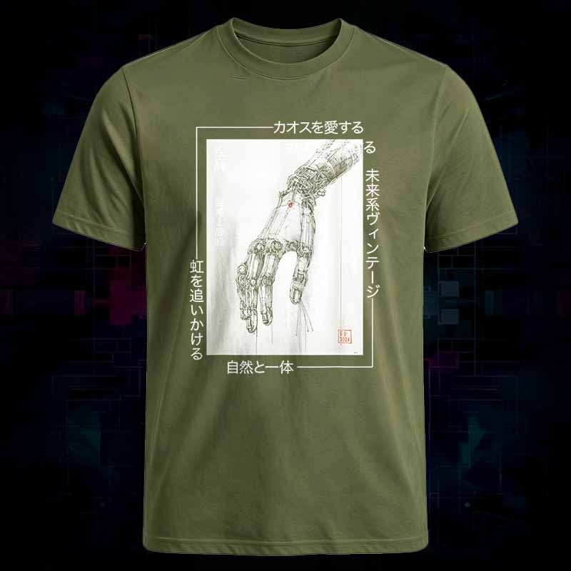 Soulisfree Cyberpunk Mechanical Hand Classic Tee