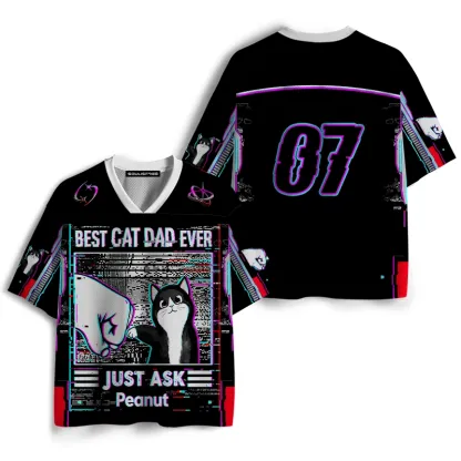 Soulisfree BEST CAT DAD EVER Mesh Jersey