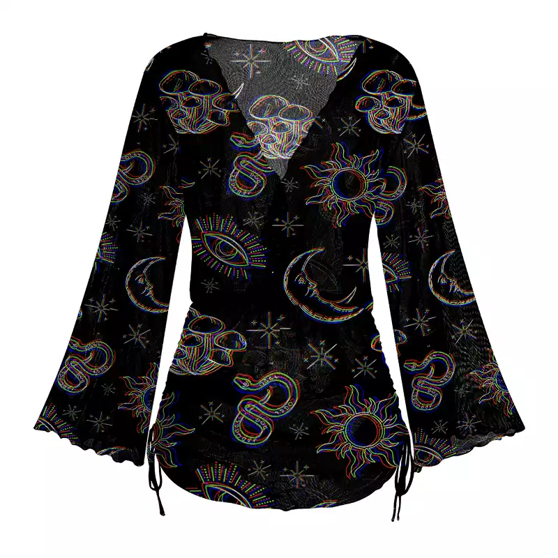 Soulisfree Sacred Glow Sheer Mesh Cover Up