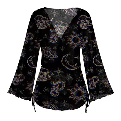 Soulisfree Sacred Glow Sheer Mesh Cover Up