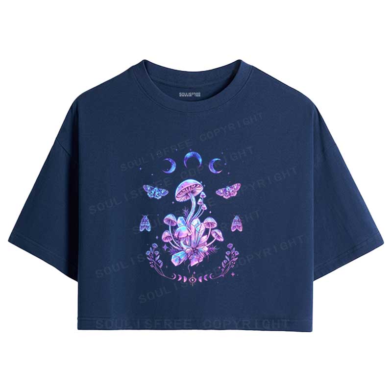 Soulisfree Lunar Fungi Crop Tee