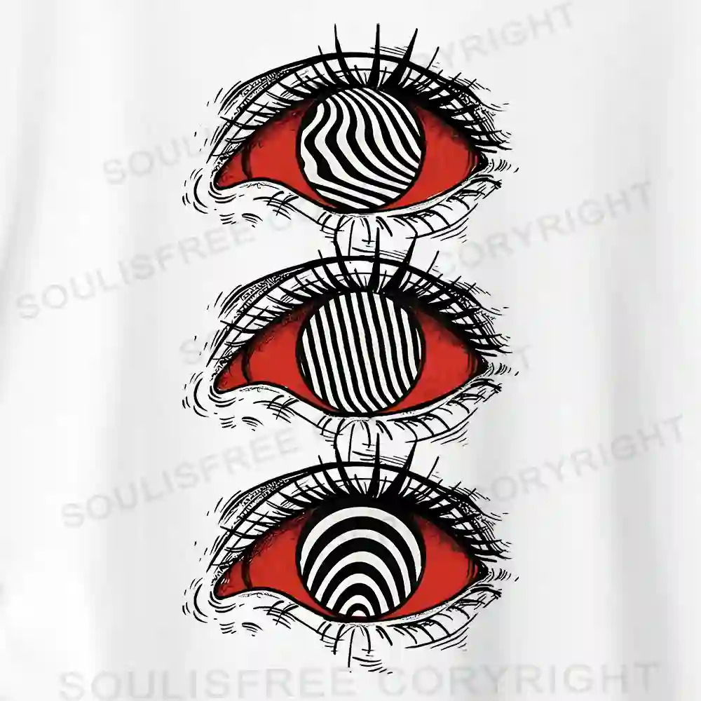 Psychedelic Eye Crop Top