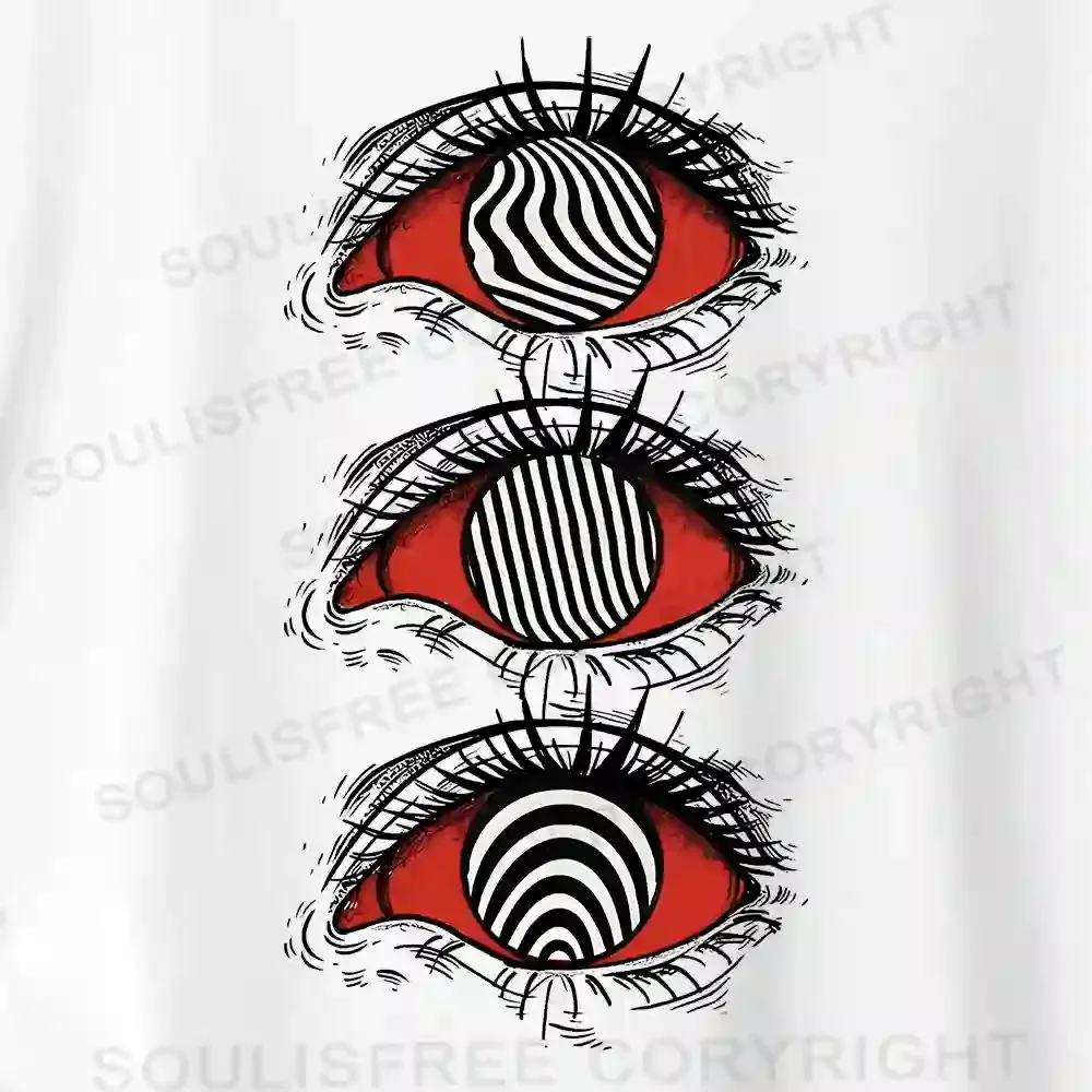 Psychedelic Eye Crop Top