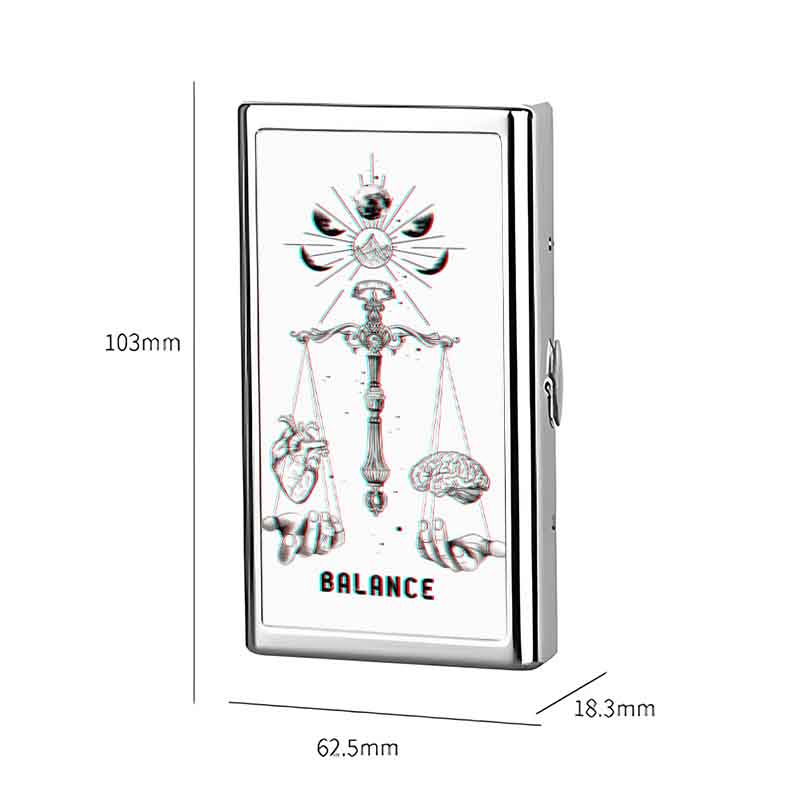 Soulisfree Soul & Mind Celestial Balance Metal Pocket Case